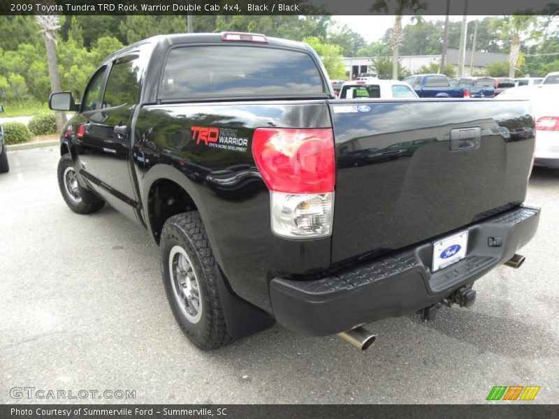 Black / Black 2009 Toyota Tundra TRD Rock Warrior Double Cab 4x4