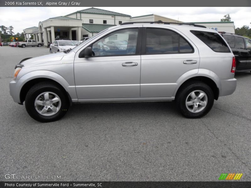 Alpine Gray / Gray 2006 Kia Sorento LX