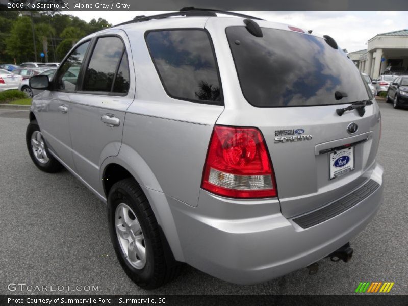 Alpine Gray / Gray 2006 Kia Sorento LX