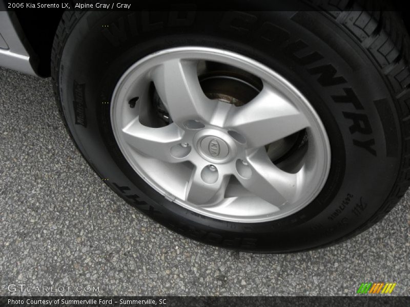 Alpine Gray / Gray 2006 Kia Sorento LX