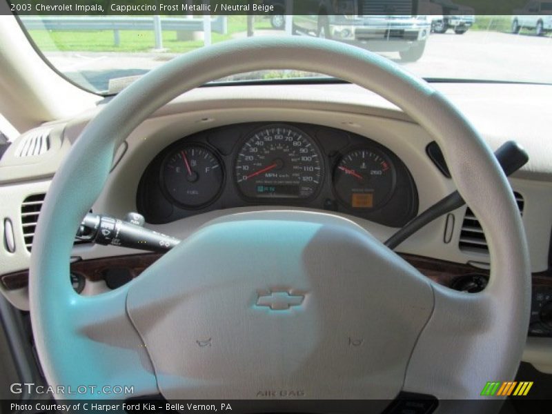Cappuccino Frost Metallic / Neutral Beige 2003 Chevrolet Impala