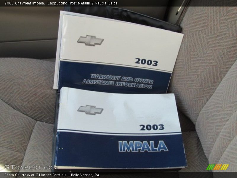 Cappuccino Frost Metallic / Neutral Beige 2003 Chevrolet Impala