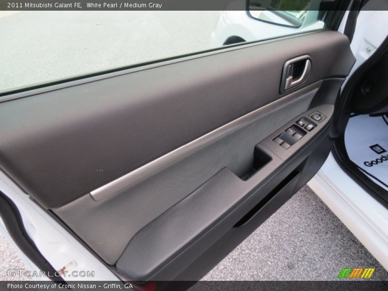 White Pearl / Medium Gray 2011 Mitsubishi Galant FE