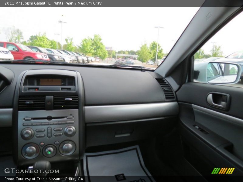 White Pearl / Medium Gray 2011 Mitsubishi Galant FE