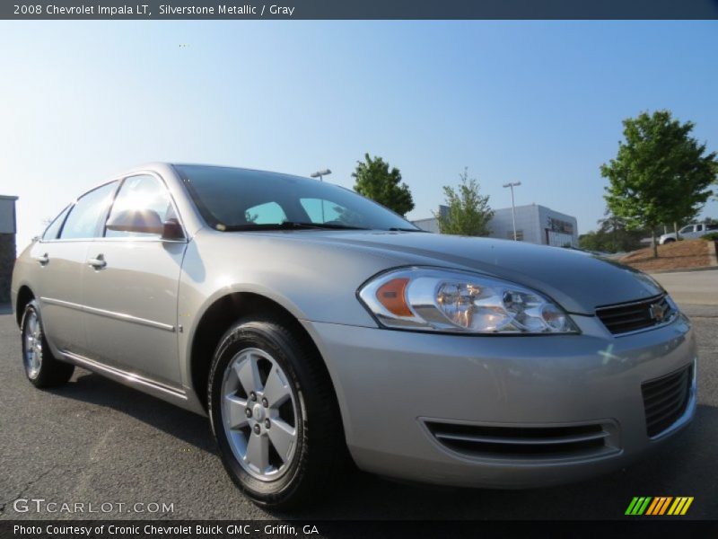 Silverstone Metallic / Gray 2008 Chevrolet Impala LT