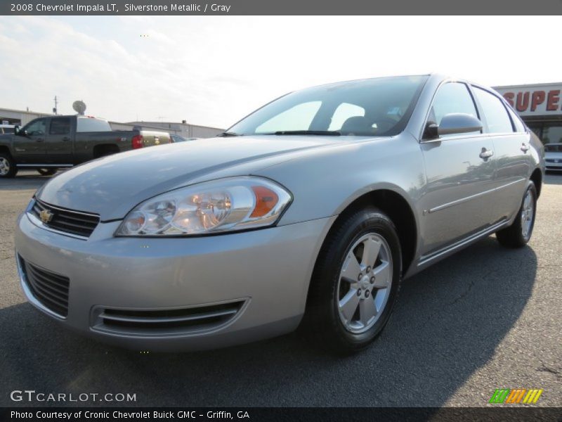 Silverstone Metallic / Gray 2008 Chevrolet Impala LT