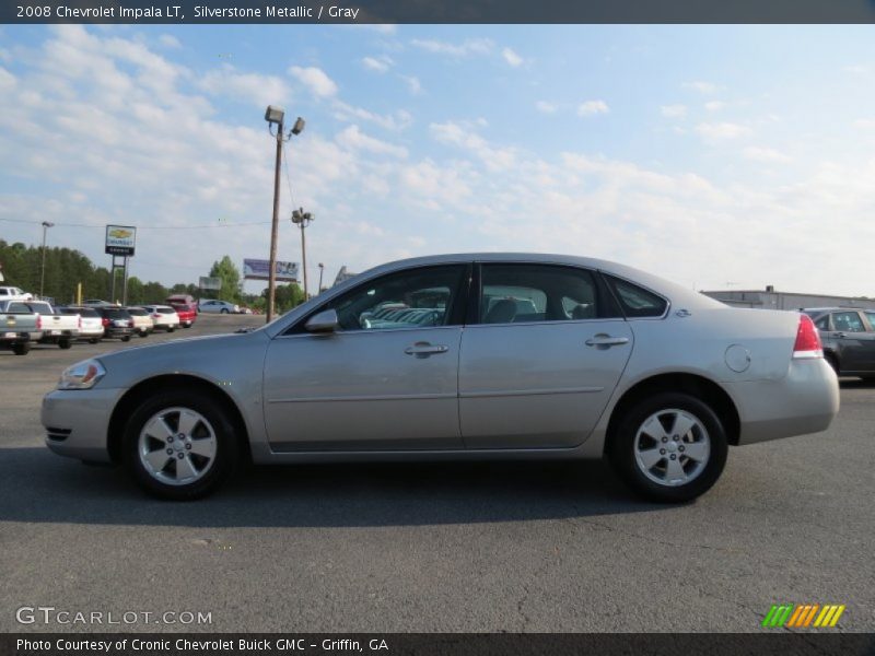 Silverstone Metallic / Gray 2008 Chevrolet Impala LT