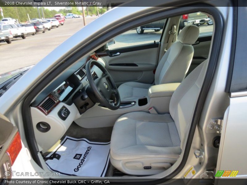 Silverstone Metallic / Gray 2008 Chevrolet Impala LT