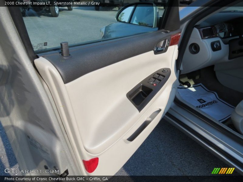 Silverstone Metallic / Gray 2008 Chevrolet Impala LT