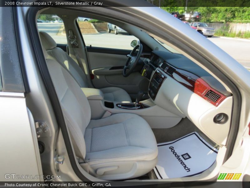 Silverstone Metallic / Gray 2008 Chevrolet Impala LT