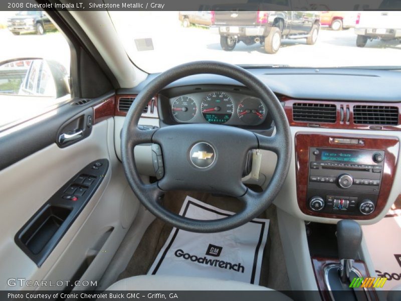 Silverstone Metallic / Gray 2008 Chevrolet Impala LT