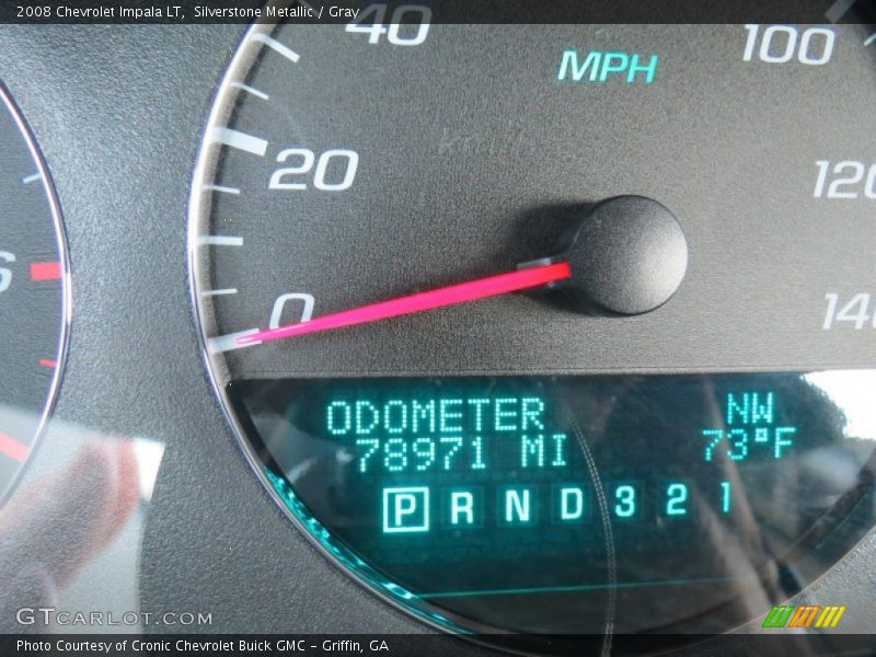 Silverstone Metallic / Gray 2008 Chevrolet Impala LT