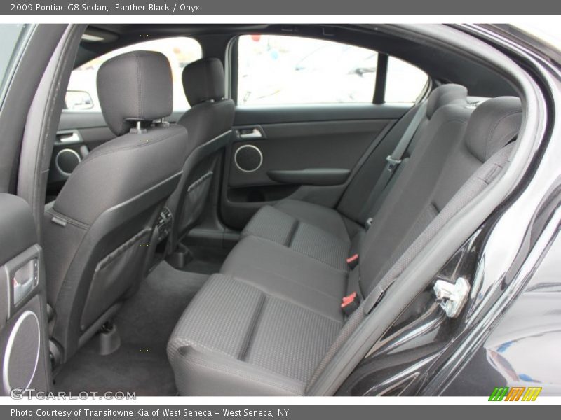  2009 G8 Sedan Onyx Interior