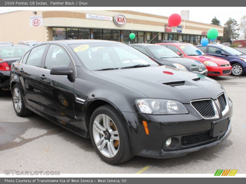 Panther Black / Onyx 2009 Pontiac G8 Sedan