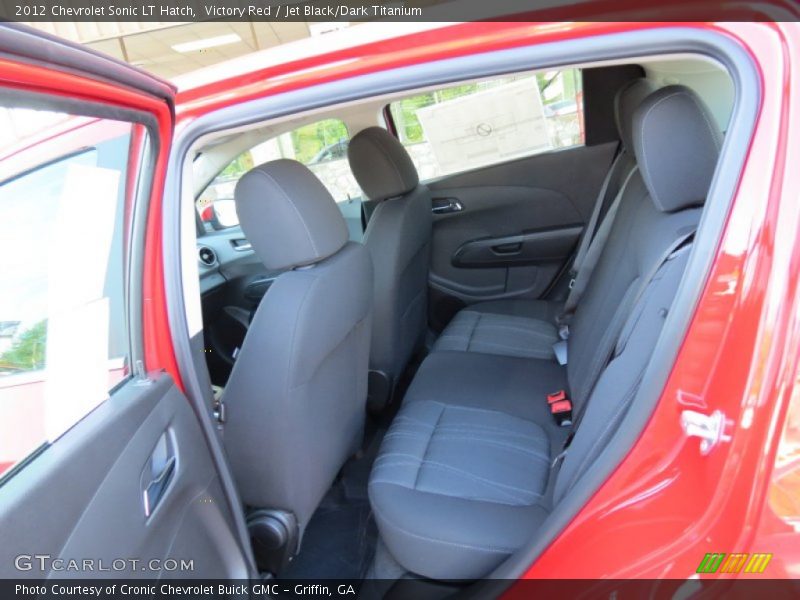Victory Red / Jet Black/Dark Titanium 2012 Chevrolet Sonic LT Hatch