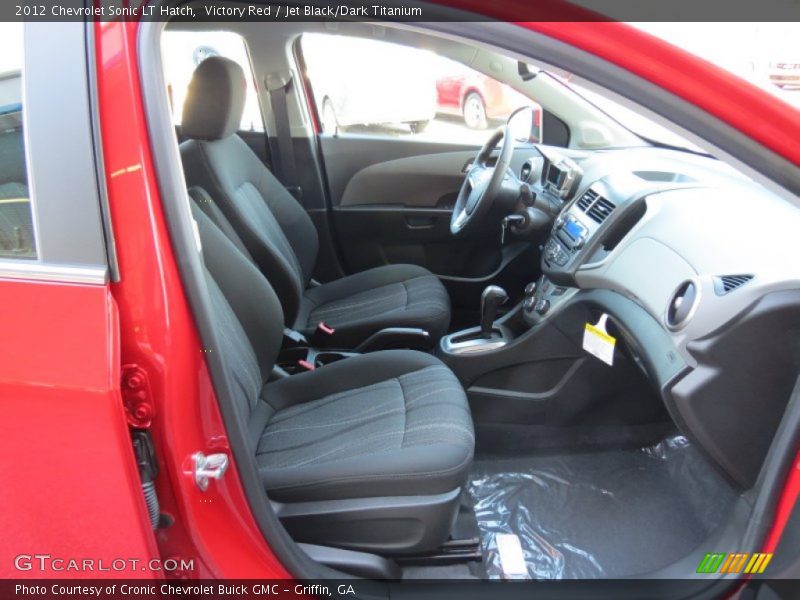 Victory Red / Jet Black/Dark Titanium 2012 Chevrolet Sonic LT Hatch