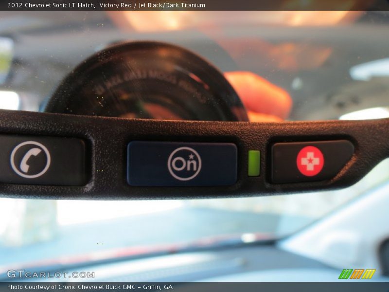 Victory Red / Jet Black/Dark Titanium 2012 Chevrolet Sonic LT Hatch
