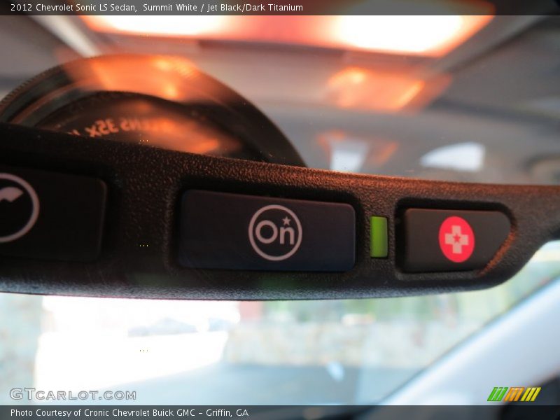 Summit White / Jet Black/Dark Titanium 2012 Chevrolet Sonic LS Sedan