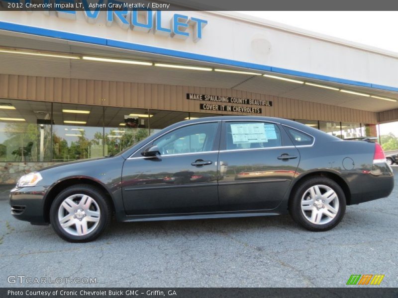 Ashen Gray Metallic / Ebony 2012 Chevrolet Impala LT