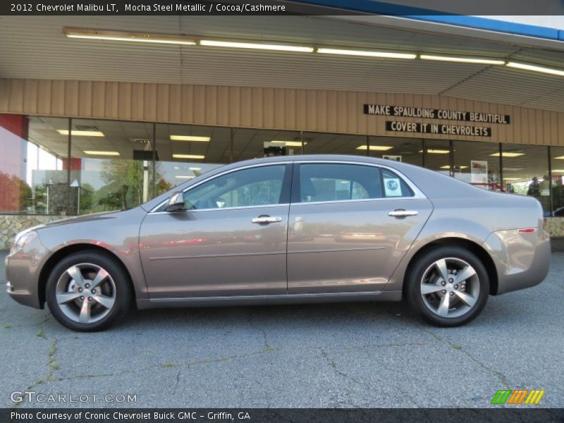 Mocha Steel Metallic / Cocoa/Cashmere 2012 Chevrolet Malibu LT