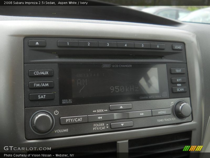 Aspen White / Ivory 2008 Subaru Impreza 2.5i Sedan