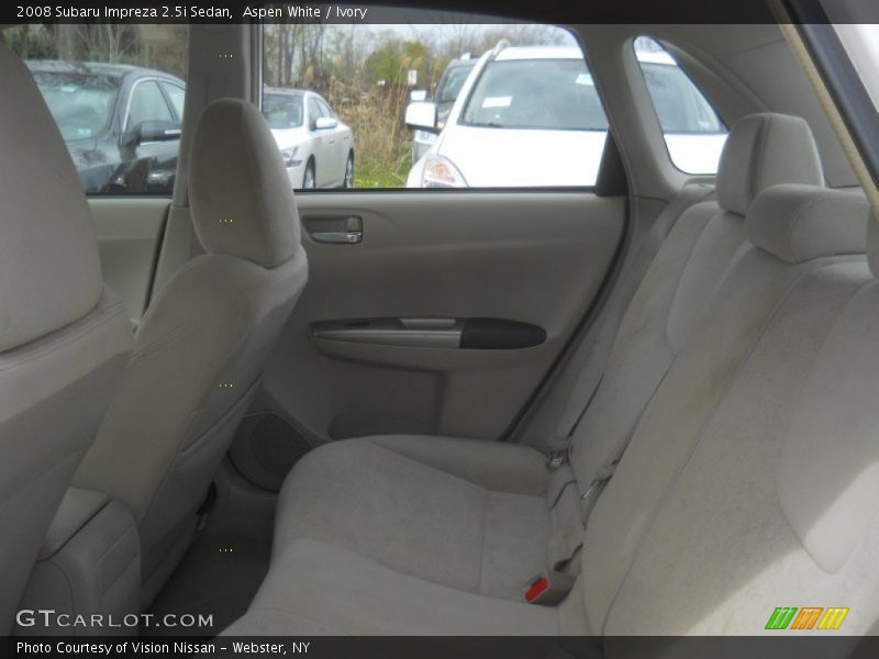 Aspen White / Ivory 2008 Subaru Impreza 2.5i Sedan