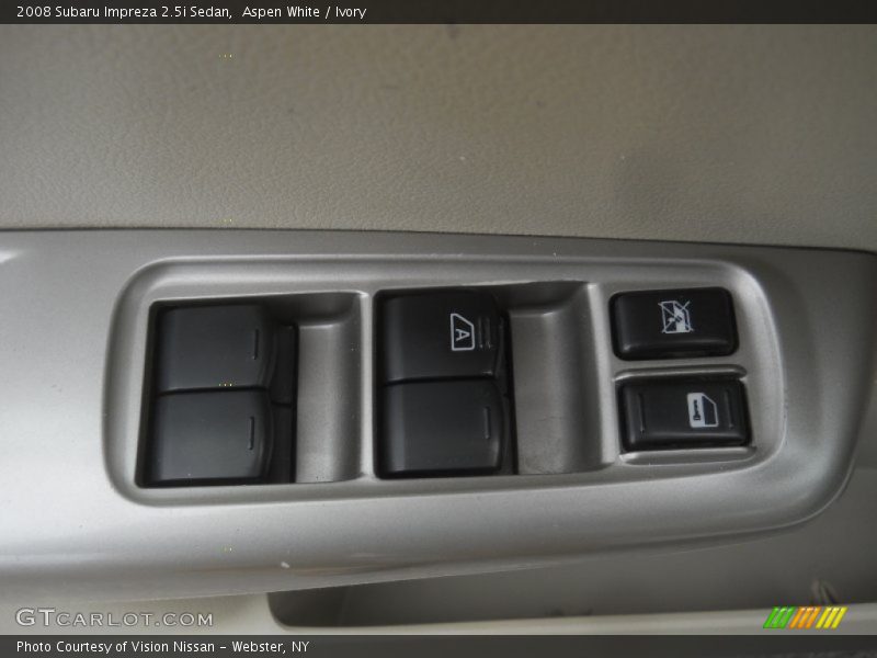 Aspen White / Ivory 2008 Subaru Impreza 2.5i Sedan