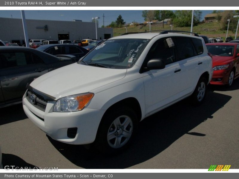 Super White / Ash Gray 2010 Toyota RAV4 I4