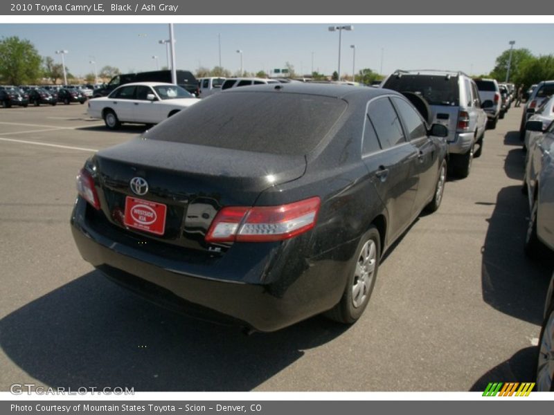 Black / Ash Gray 2010 Toyota Camry LE