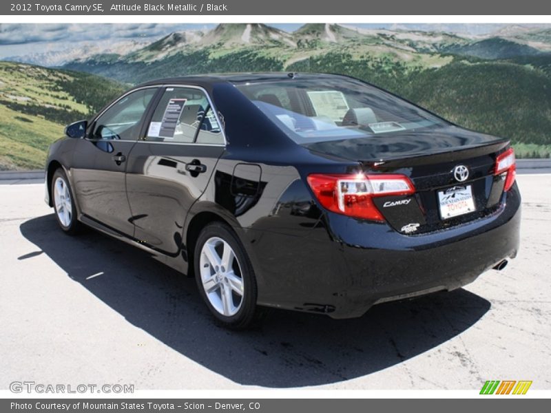 Attitude Black Metallic / Black 2012 Toyota Camry SE