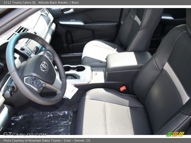 Attitude Black Metallic / Black 2012 Toyota Camry SE