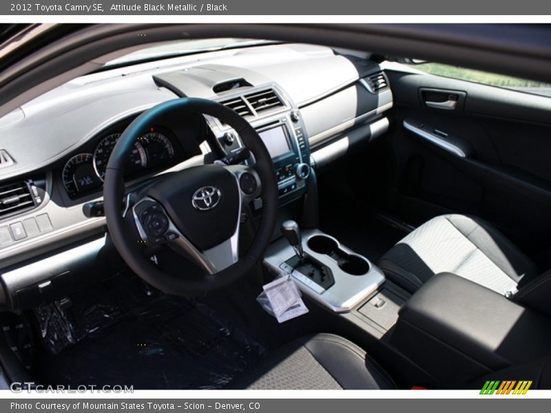 Attitude Black Metallic / Black 2012 Toyota Camry SE