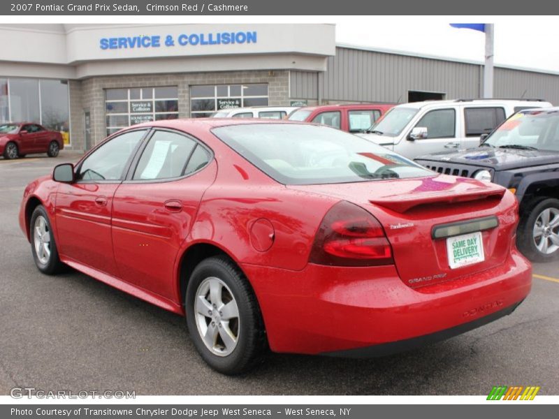 Crimson Red / Cashmere 2007 Pontiac Grand Prix Sedan