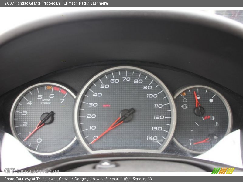 Crimson Red / Cashmere 2007 Pontiac Grand Prix Sedan