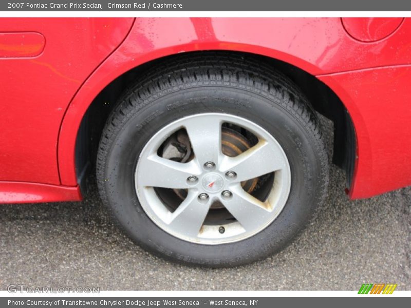 Crimson Red / Cashmere 2007 Pontiac Grand Prix Sedan