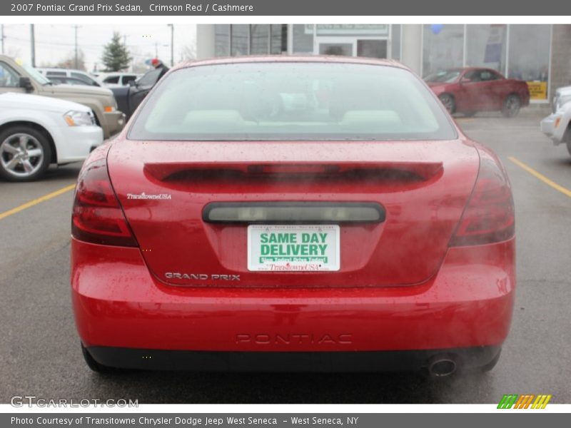 Crimson Red / Cashmere 2007 Pontiac Grand Prix Sedan