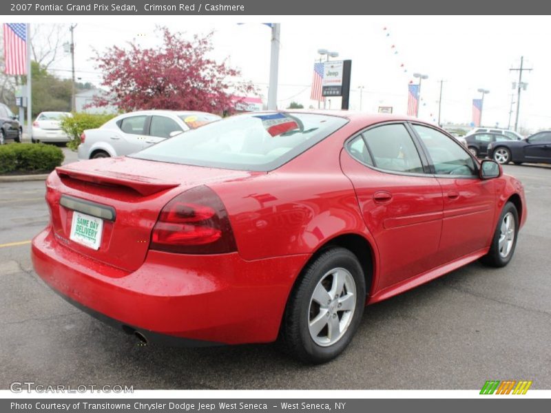 Crimson Red / Cashmere 2007 Pontiac Grand Prix Sedan