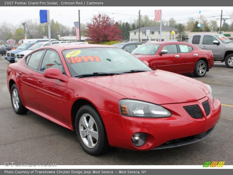 Crimson Red / Cashmere 2007 Pontiac Grand Prix Sedan