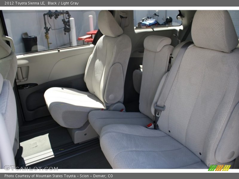 Black / Light Gray 2012 Toyota Sienna LE