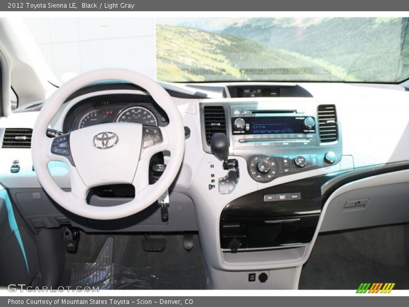Black / Light Gray 2012 Toyota Sienna LE