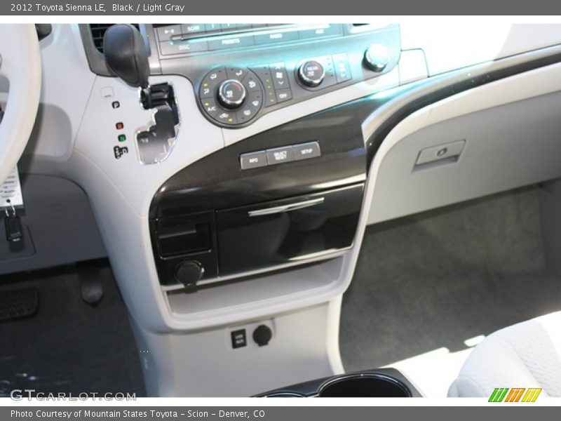 Black / Light Gray 2012 Toyota Sienna LE