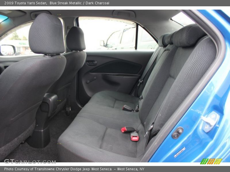 Blue Streak Metallic / Dark Charcoal 2009 Toyota Yaris Sedan