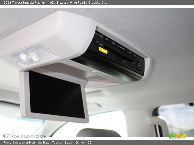 Blizzard White Pearl / Graphite Gray 2012 Toyota Sequoia Platinum 4WD