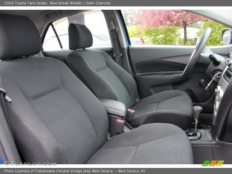 Blue Streak Metallic / Dark Charcoal 2009 Toyota Yaris Sedan