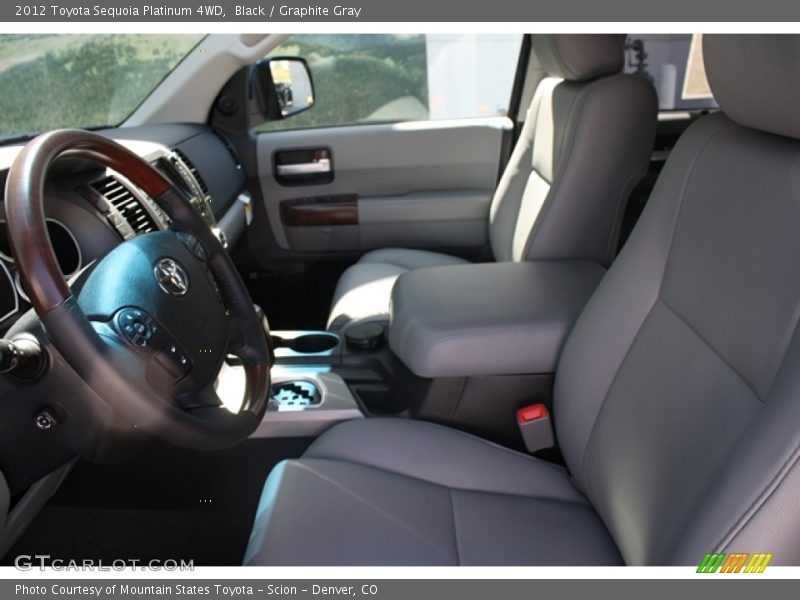 Black / Graphite Gray 2012 Toyota Sequoia Platinum 4WD