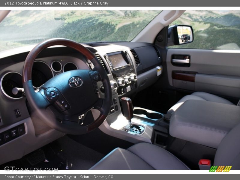 Black / Graphite Gray 2012 Toyota Sequoia Platinum 4WD