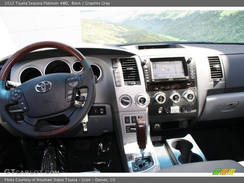 Black / Graphite Gray 2012 Toyota Sequoia Platinum 4WD
