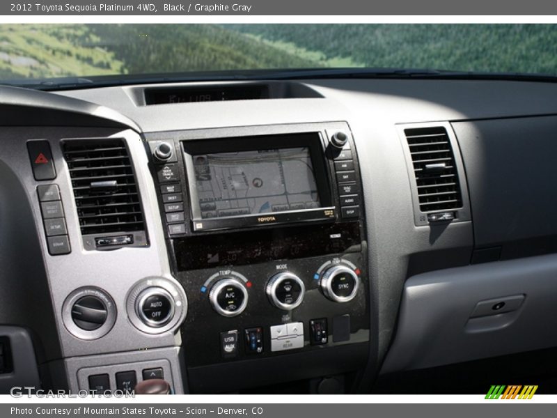 Black / Graphite Gray 2012 Toyota Sequoia Platinum 4WD