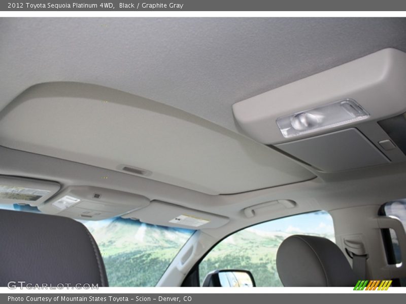 Black / Graphite Gray 2012 Toyota Sequoia Platinum 4WD