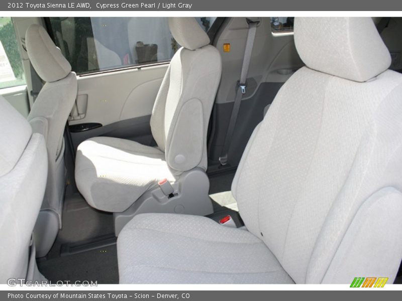 Cypress Green Pearl / Light Gray 2012 Toyota Sienna LE AWD